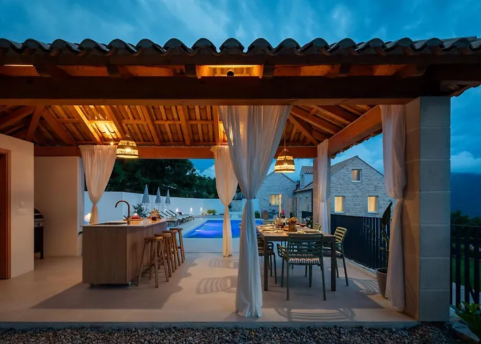 Emelie, Luxury Oasis Near Dubrovnik * Zastolje